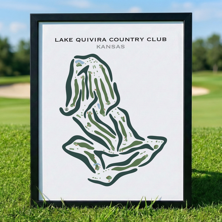 Lake Quivira Country Club, Kansas - Printed Golf Courses