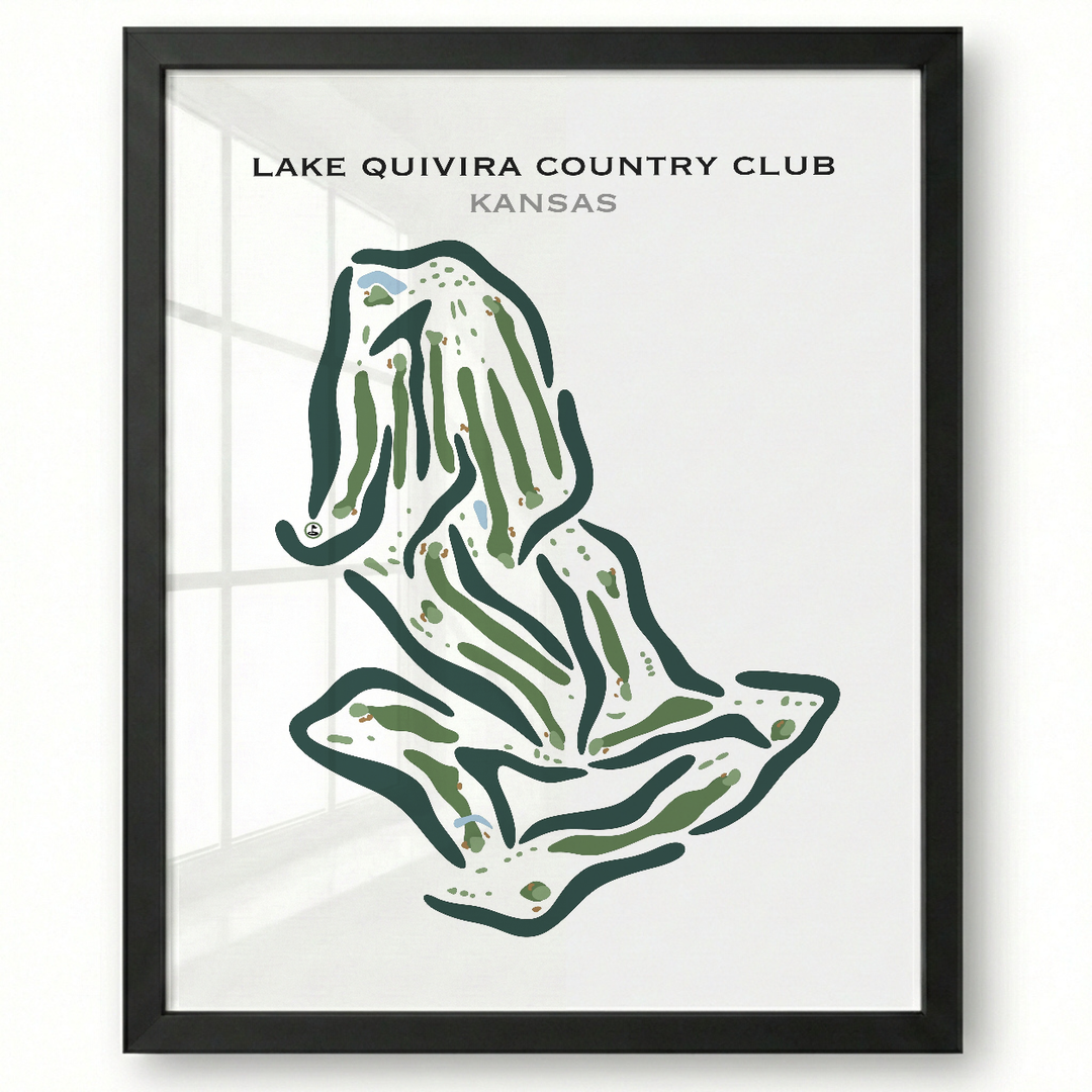 Lake Quivira Country Club, Kansas - Printed Golf Courses