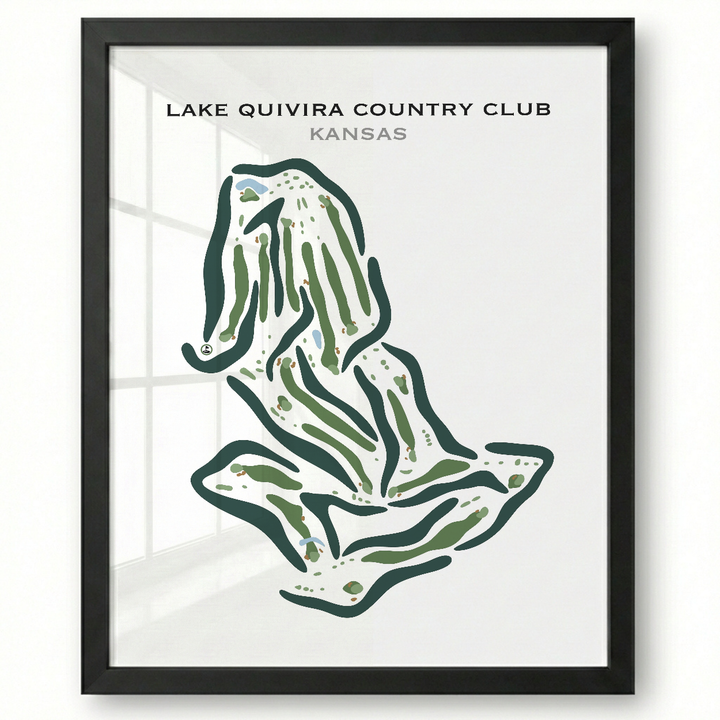 Lake Quivira Country Club, Kansas - Printed Golf Courses