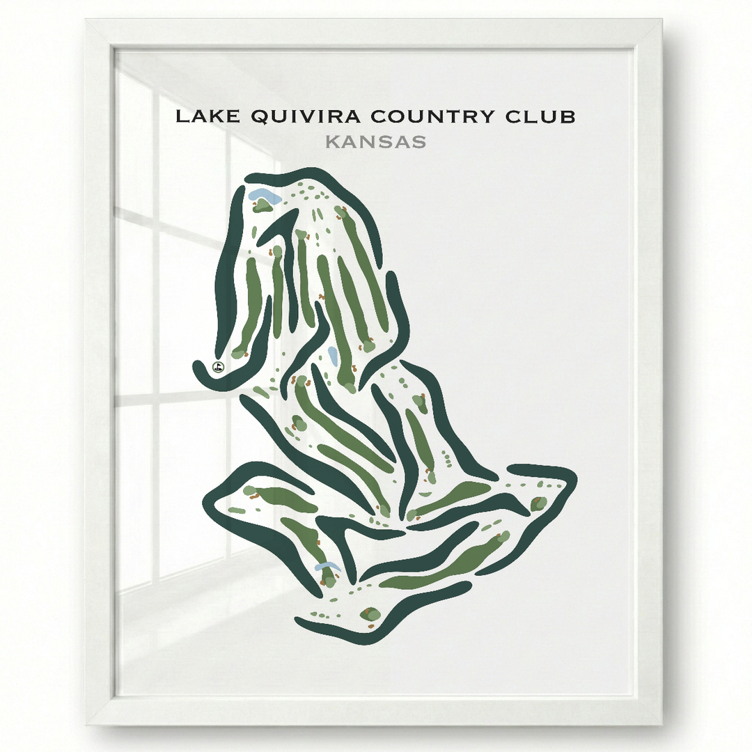 Lake Quivira Country Club, Kansas - Printed Golf Courses