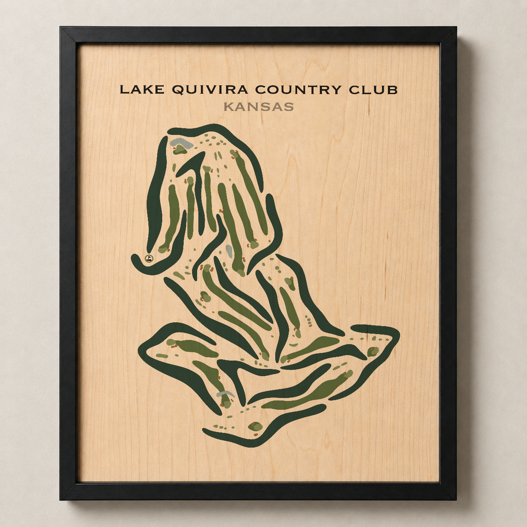 Lake Quivira Country Club, Kansas - Printed Golf Courses