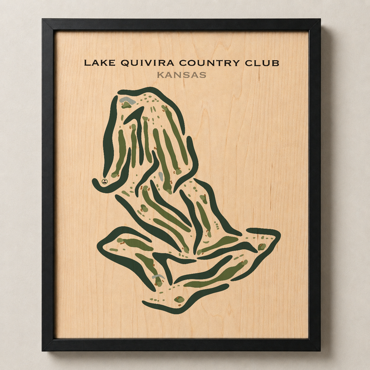 Lake Quivira Country Club, Kansas - Printed Golf Courses