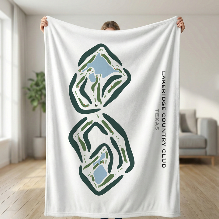 Lakeridge Country Club, Texas - Printed Golf Courses