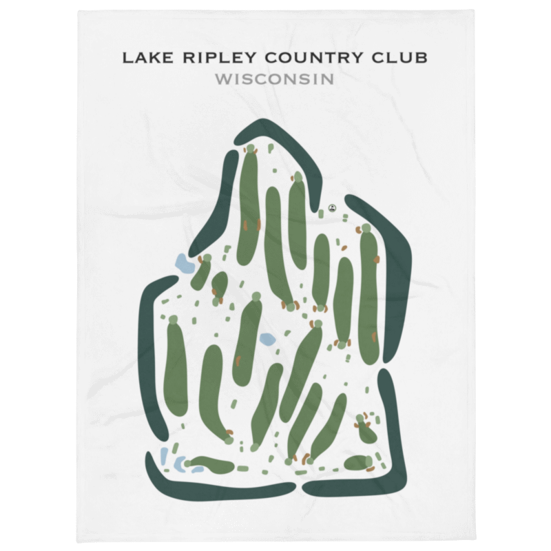 Lake Ripley Country Club - Golf Course, Wisconsin - Printed Golf Courses