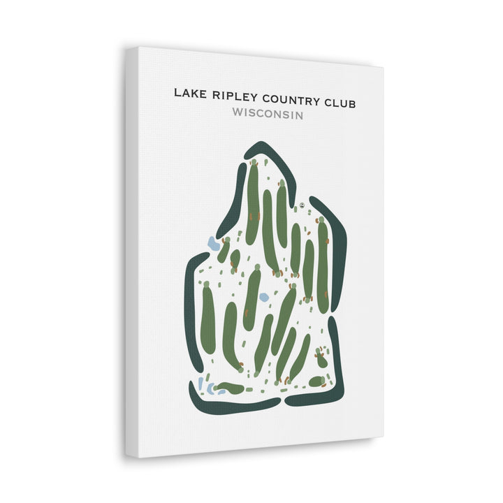 Lake Ripley Country Club - Golf Course, Wisconsin - Printed Golf Courses