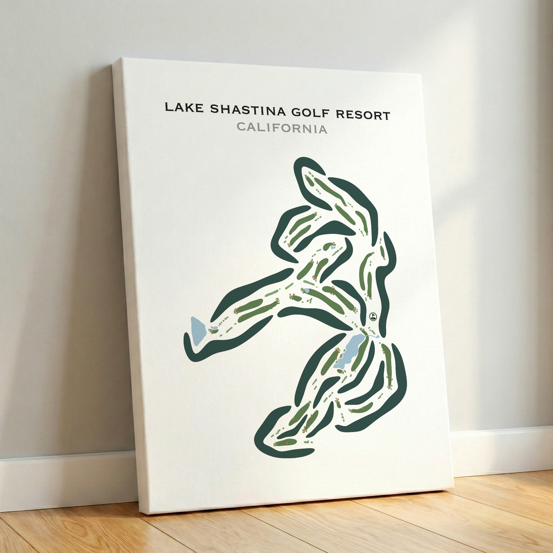 Lake Shastina Golf Resort, California - Printed Golf Courses