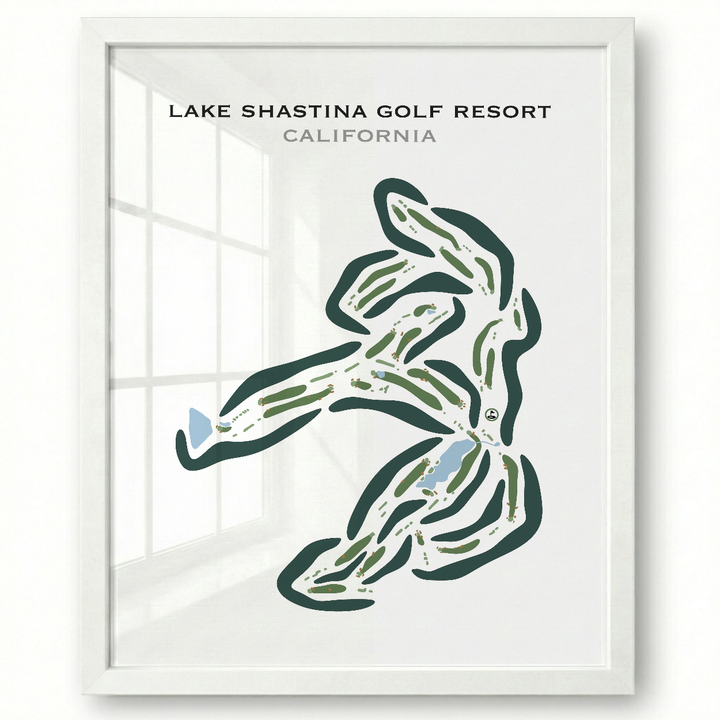 Lake Shastina Golf Resort, California - Printed Golf Courses
