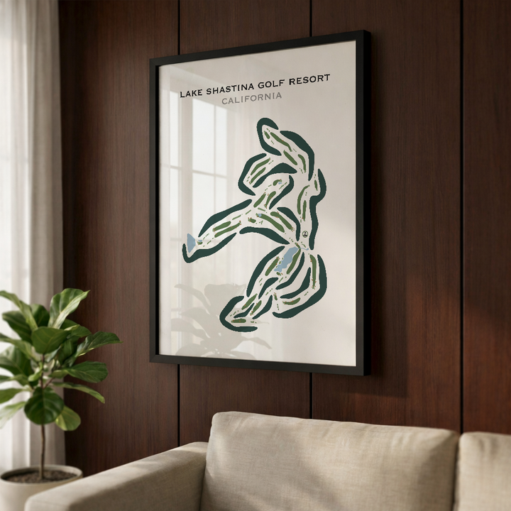 Lake Shastina Golf Resort, California - Printed Golf Courses