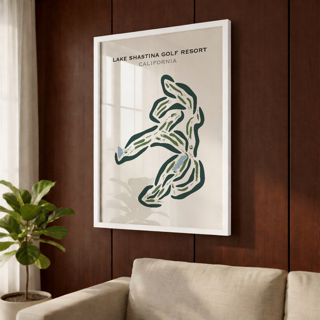 Lake Shastina Golf Resort, California - Printed Golf Courses
