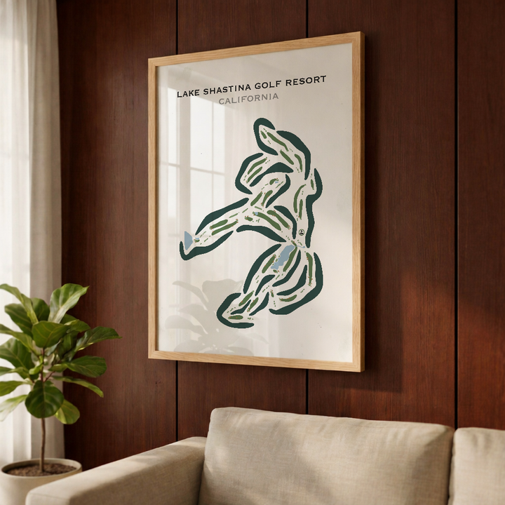 Lake Shastina Golf Resort, California - Printed Golf Courses