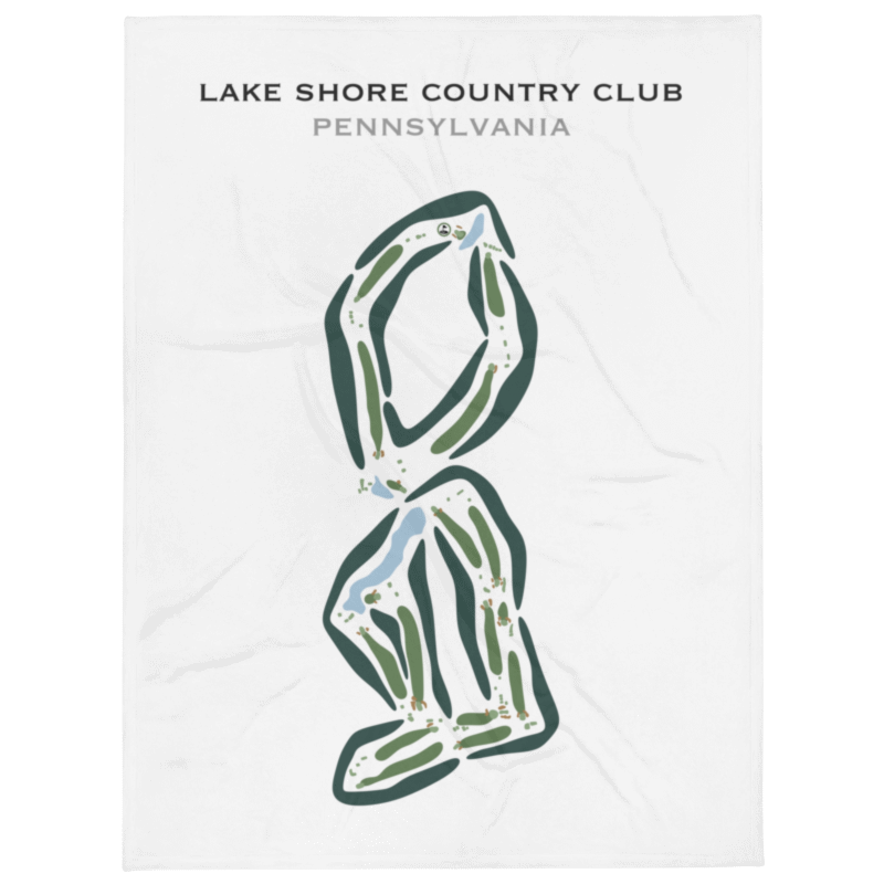 Lake Shore Country Club, Pennsylvania - Printed Golf Courses