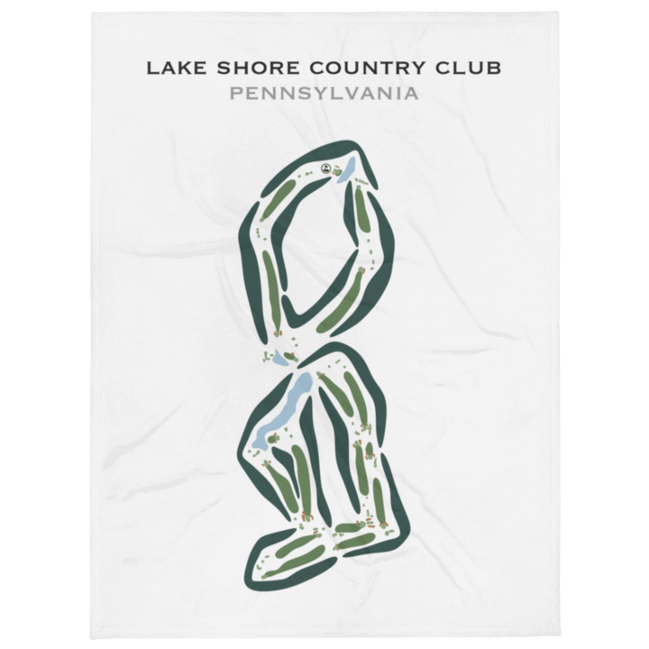 Lake Shore Country Club, Pennsylvania - Printed Golf Courses