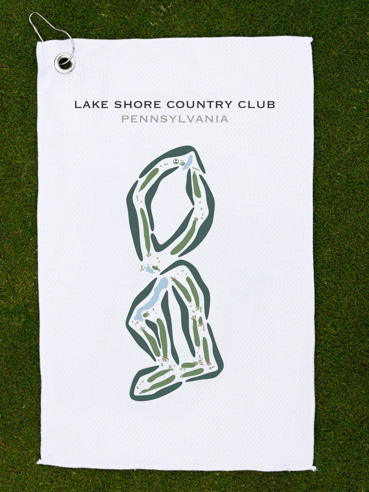 Lake Shore Country Club, Pennsylvania - Printed Golf Courses