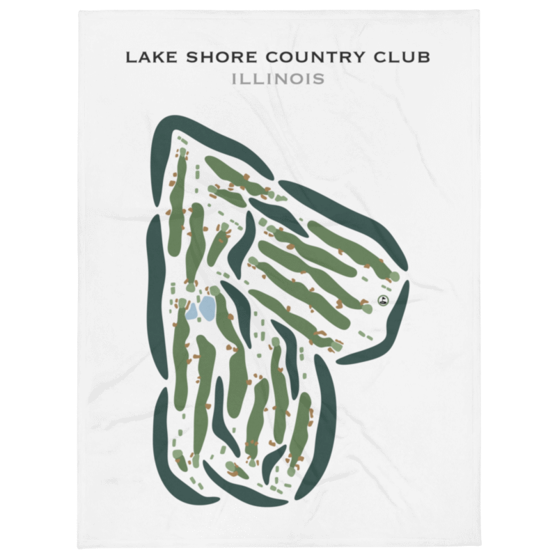 Lake Shore Country Club, Illinois - Printed Golf Courses