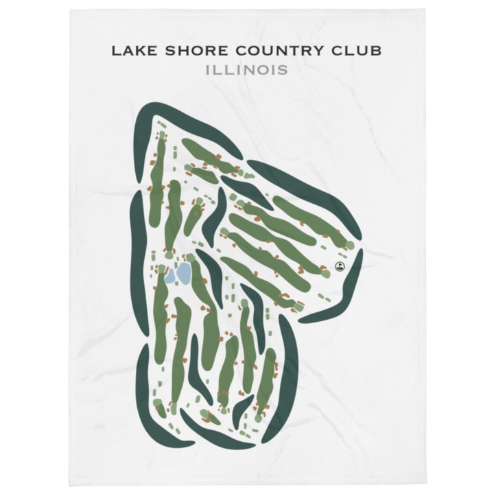 Lake Shore Country Club, Illinois - Printed Golf Courses