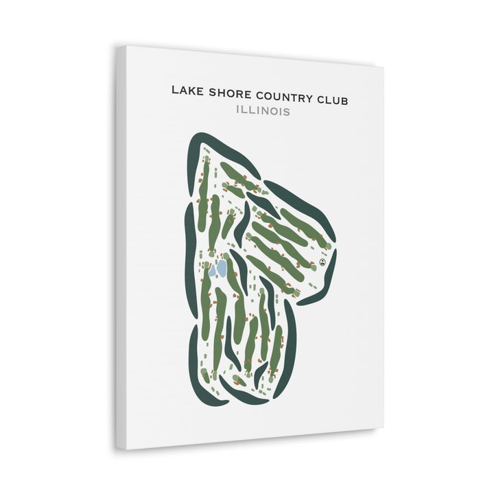 Lake Shore Country Club, Illinois - Printed Golf Courses