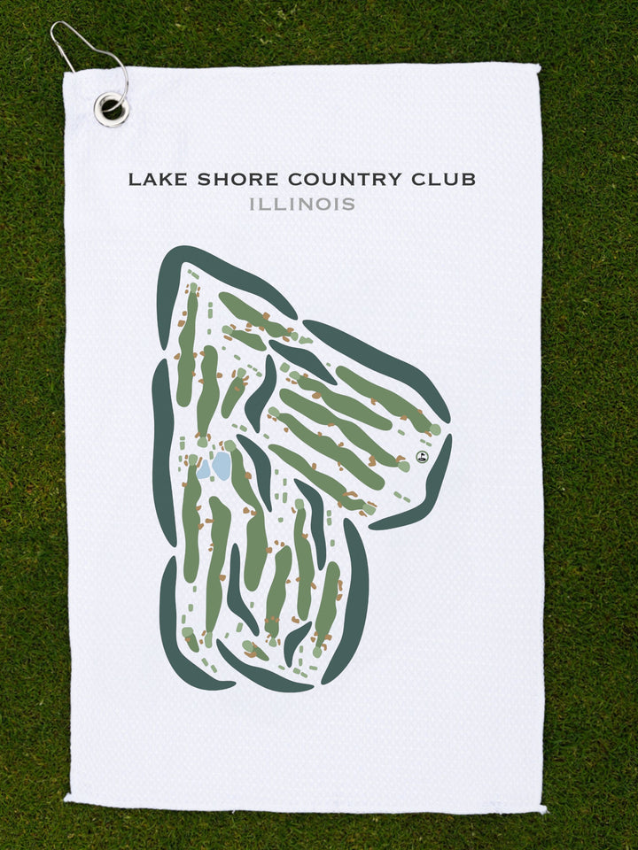 Lake Shore Country Club, Illinois - Printed Golf Courses