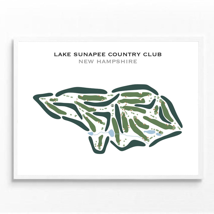 Lake Sunapee Country Club, New Hampshire - Printed Golf Courses