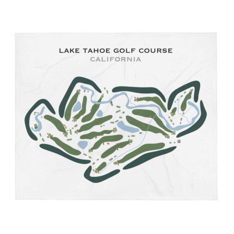 Lake Tahoe Golf Course, California - Printed Golf Courses