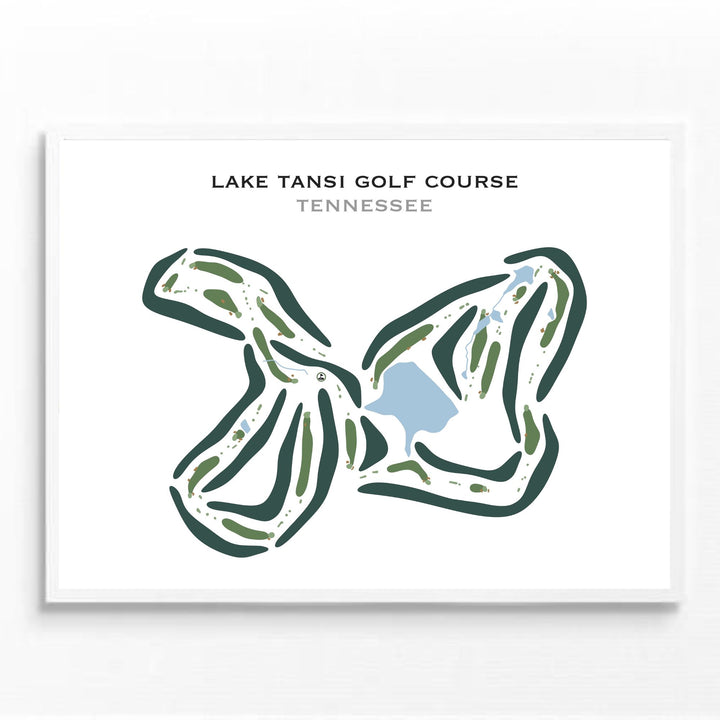 Lake Tansi Golf Course, Tennessee - Printed Golf Courses