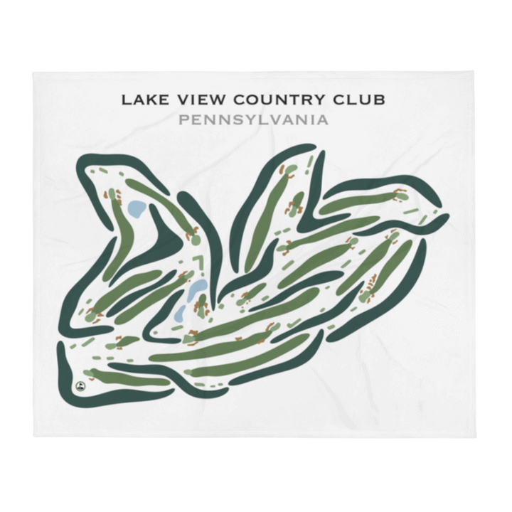 Lake View Country Club, Pennsylvania - Printed Golf Courses