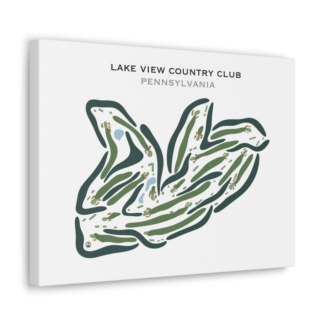 Lake View Country Club, Pennsylvania - Printed Golf Courses