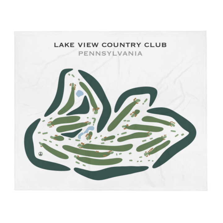 Lake View Country Club, Pennsylvania - Printed Golf Courses
