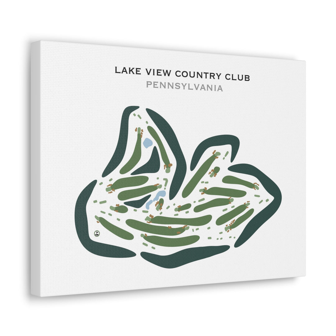 Lake View Country Club, Pennsylvania - Printed Golf Courses