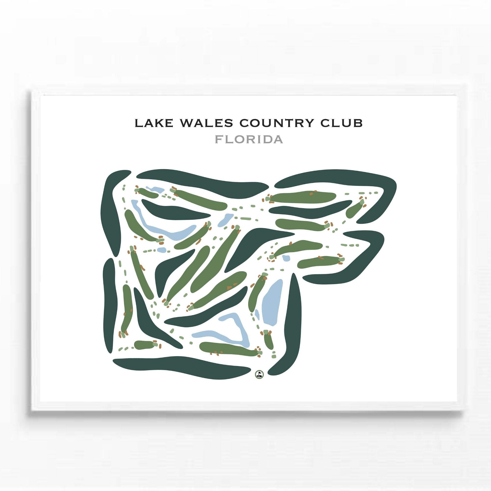 Buy the best printed golf course Lake Wales Country Club, Florida