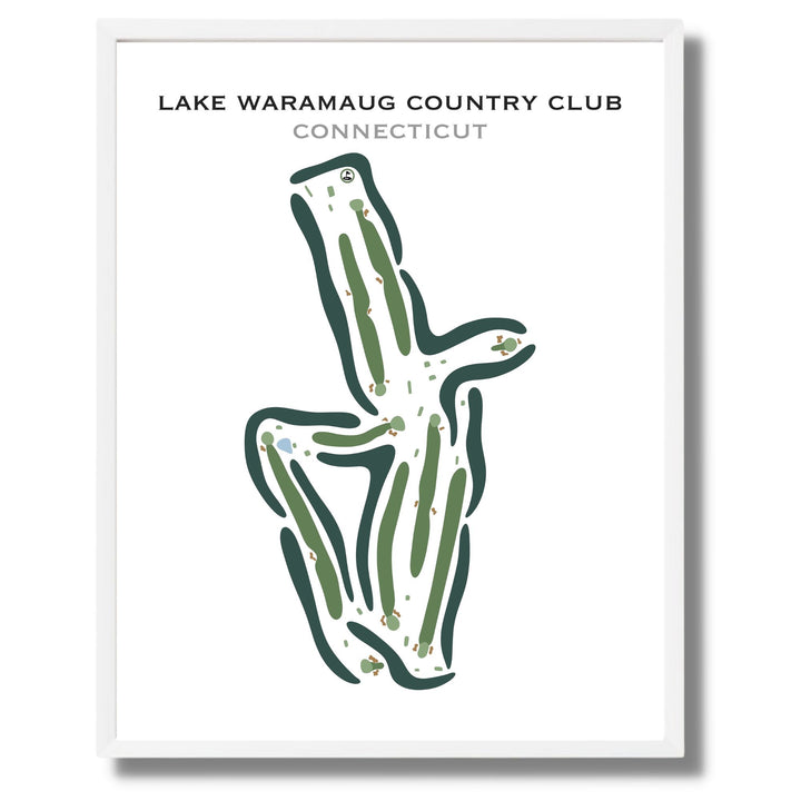 Lake Waramaug Country Club, Connecticut - Printed Golf Courses