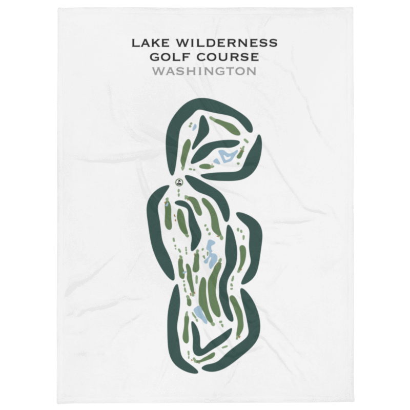 Lake Wilderness Golf Course, Washington - Printed Golf Courses