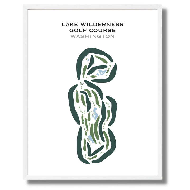 Lake Wilderness Golf Course, Washington - Printed Golf Courses
