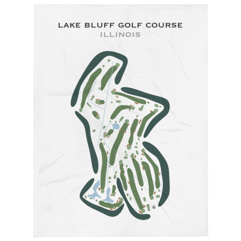 Lake Bluff Golf Course, Illinois - Printed Golf Courses