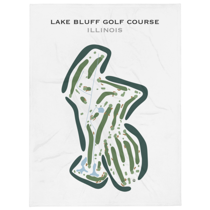 Lake Bluff Golf Course, Illinois - Printed Golf Courses