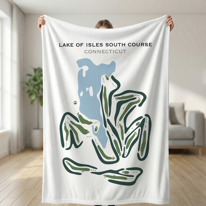 Lake of Isles -South Course, Connecticut - Printed Golf Courses