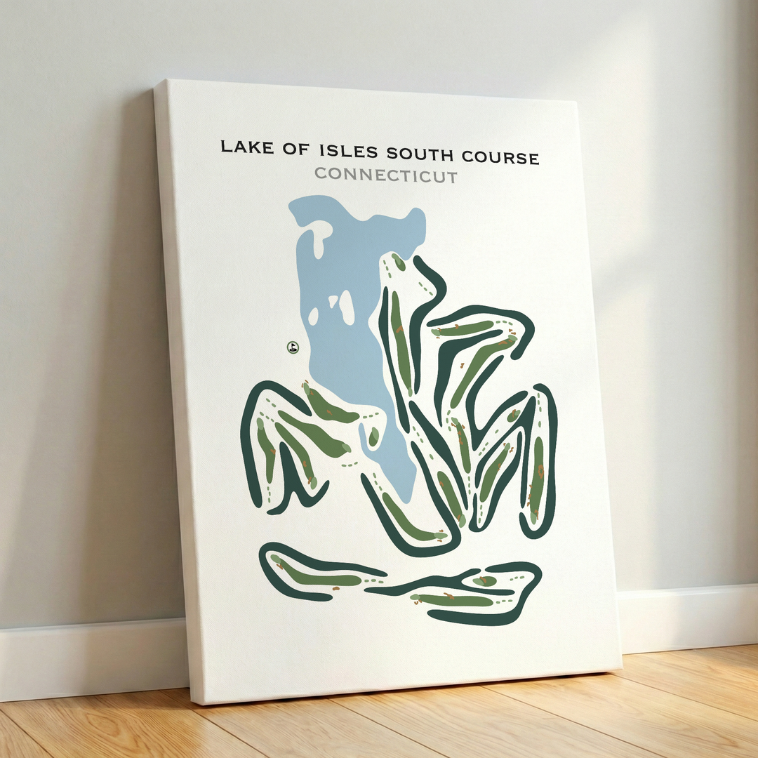 Lake of Isles -South Course, Connecticut - Printed Golf Courses