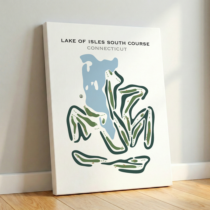 Lake of Isles -South Course, Connecticut - Printed Golf Courses