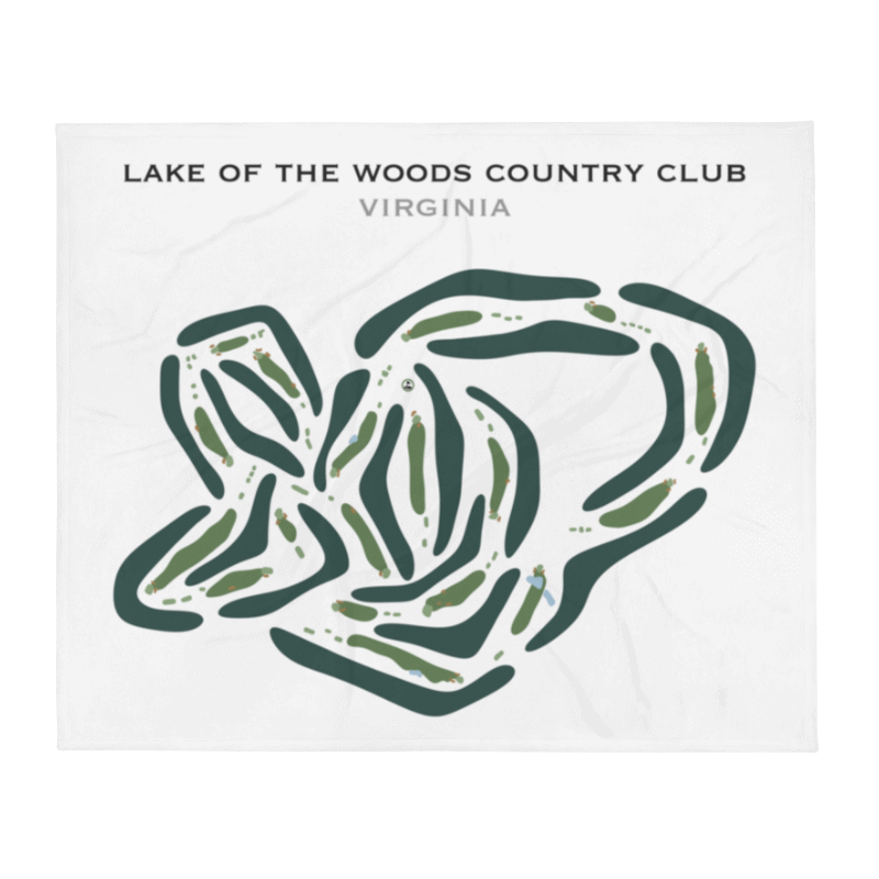 Lake of the Woods Country Club, Virginia - Printed Golf Courses