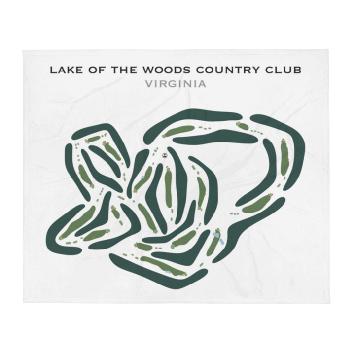 Lake of the Woods Country Club, Virginia - Printed Golf Courses