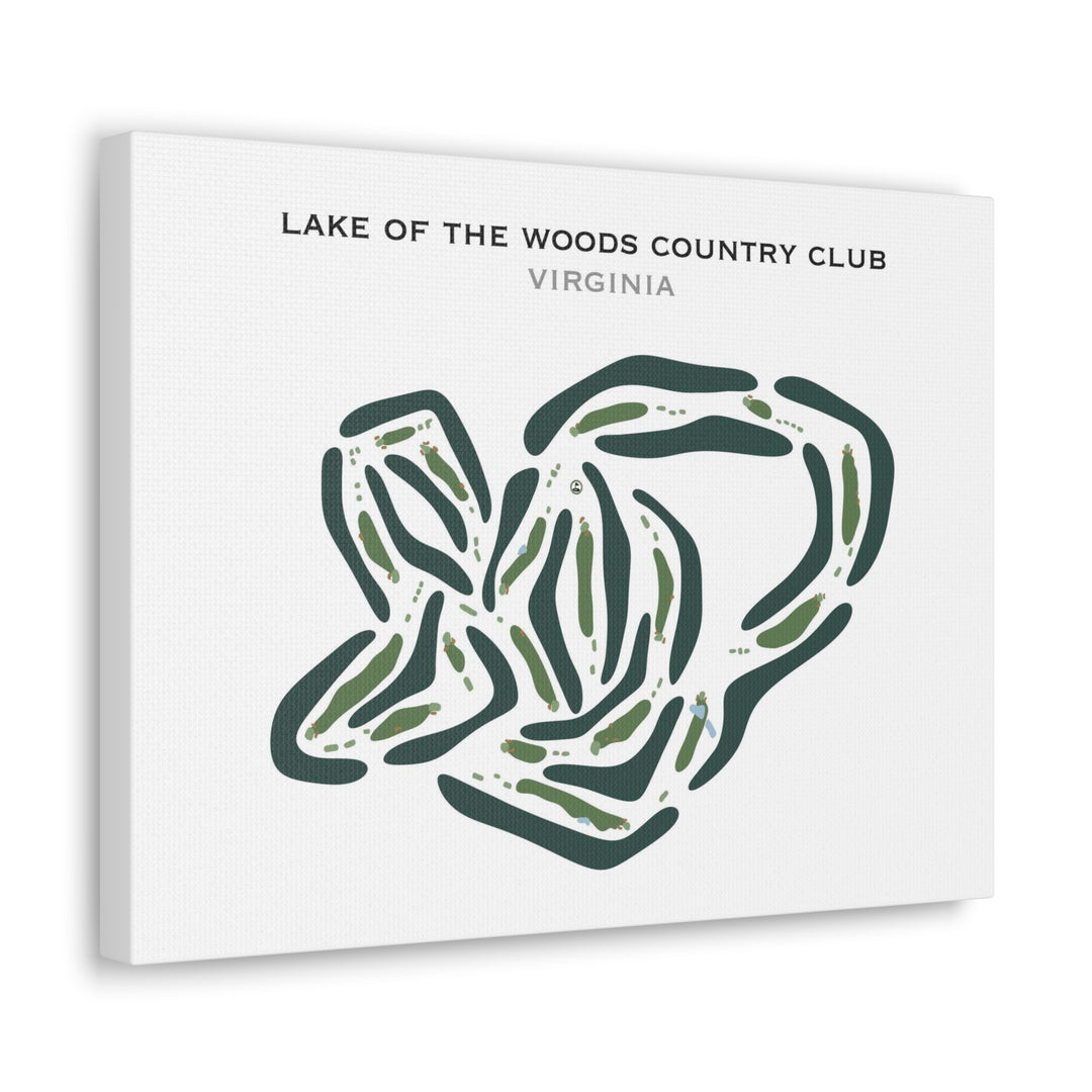 Lake of the Woods Country Club, Virginia - Printed Golf Courses