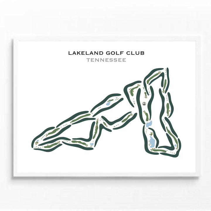 Lakeland Golf Club, Tennessee - Printed Golf Courses