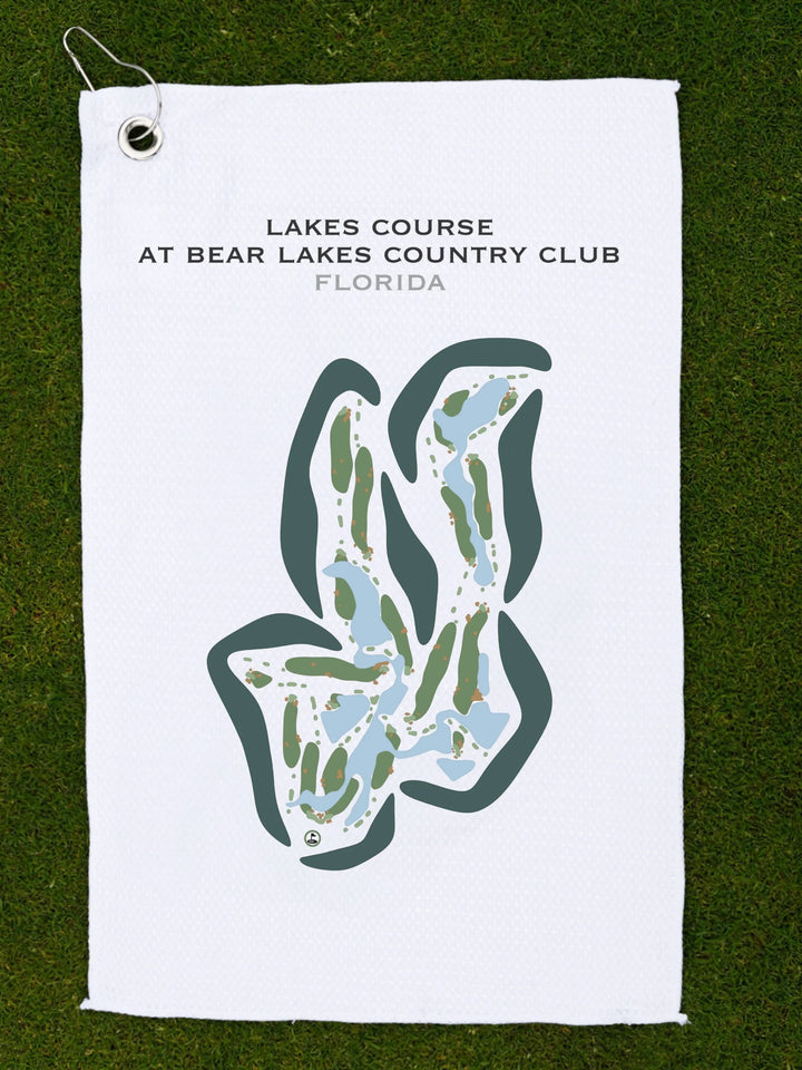 Lakes Course at Bear Lakes Country Club, Florida - Printed Golf Courses