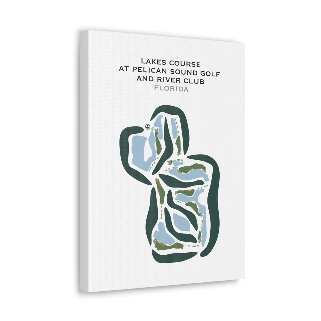 Lakes Course at Pelican Sound Golf & River Club, Florida - Printed Golf Courses