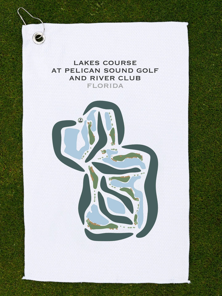 Lakes Course at Pelican Sound Golf & River Club, Florida - Printed Golf Courses