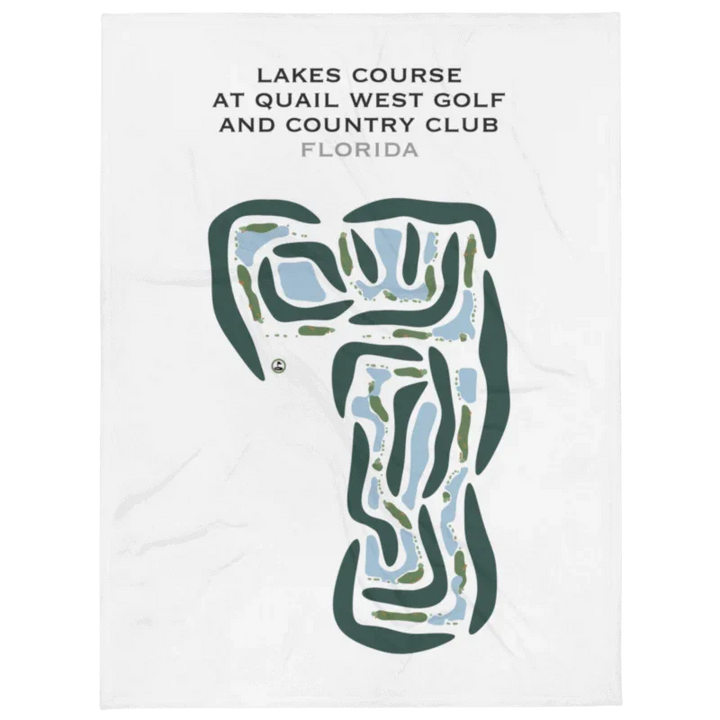 Lakes Course at Quail West Golf & Country Club, Florida - Printed Golf Courses