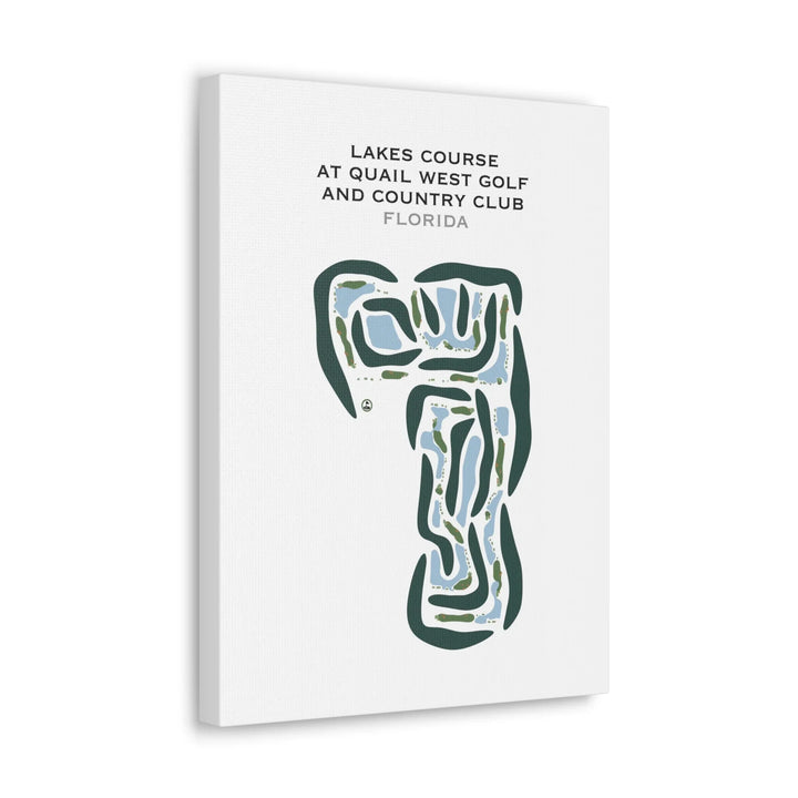 Lakes Course at Quail West Golf & Country Club, Florida - Printed Golf Courses