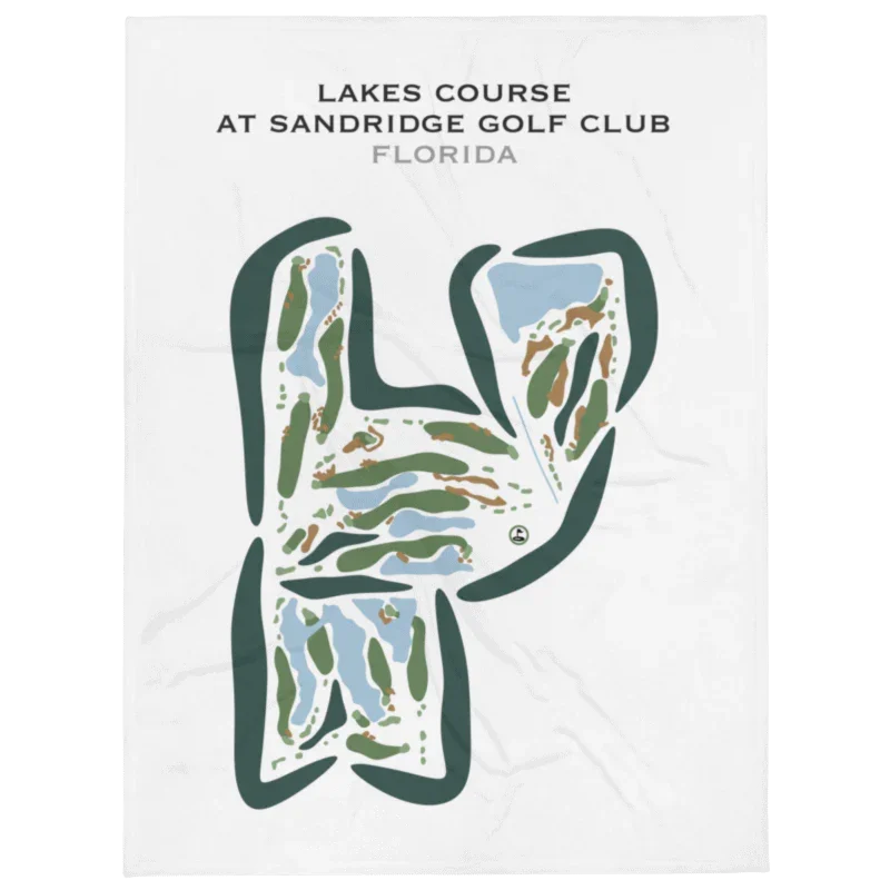 Lakes Course at Sandridge Golf Club, Florida - Printed Golf Courses