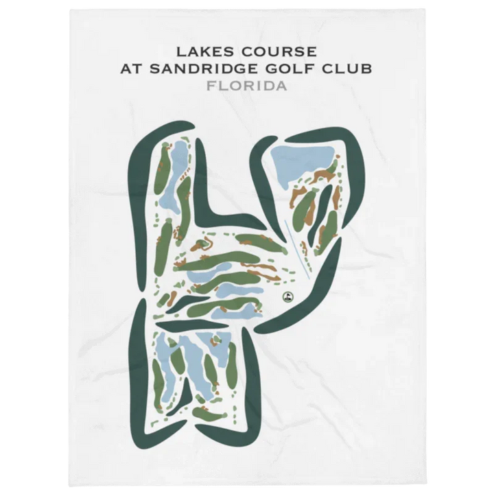Lakes Course at Sandridge Golf Club, Florida - Printed Golf Courses