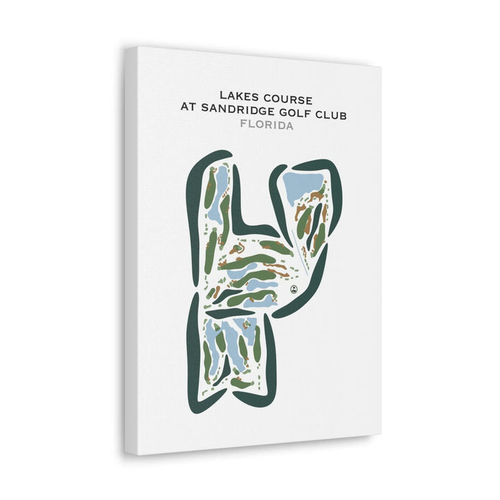 Lakes Course at Sandridge Golf Club, Florida - Printed Golf Courses