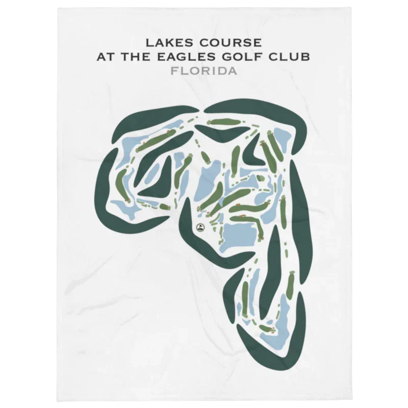 Lakes Course at The Eagles Golf Club, Florida - Printed Golf Courses